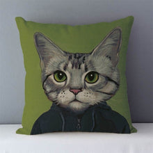 Load image into Gallery viewer, Cat pillow case